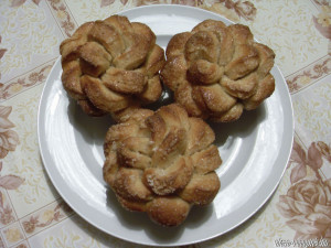 Rózsa muffin sütőben kép