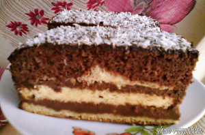 Vajkrémes csokis süti kép