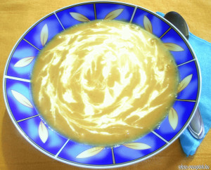 Tejszínes sütőtök leves