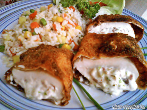 Töltött csirkemell