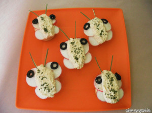 Tökmagolajos túrókrémes pillangó