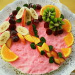 Joghurtos gyümölcs torta kép