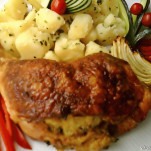 Töltött csirkecomb