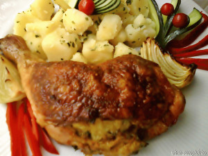 Töltött csirkecomb