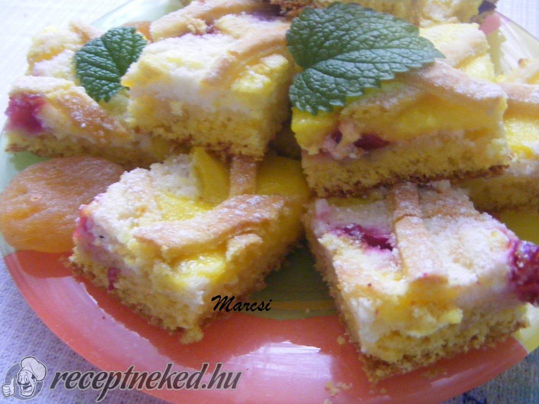 Francia túrós pite kép