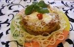 Sült bolognai spagetti kép