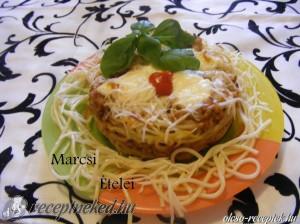 Sült bolognai spagetti kép