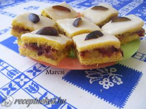 Szilvás linzer szelet kép