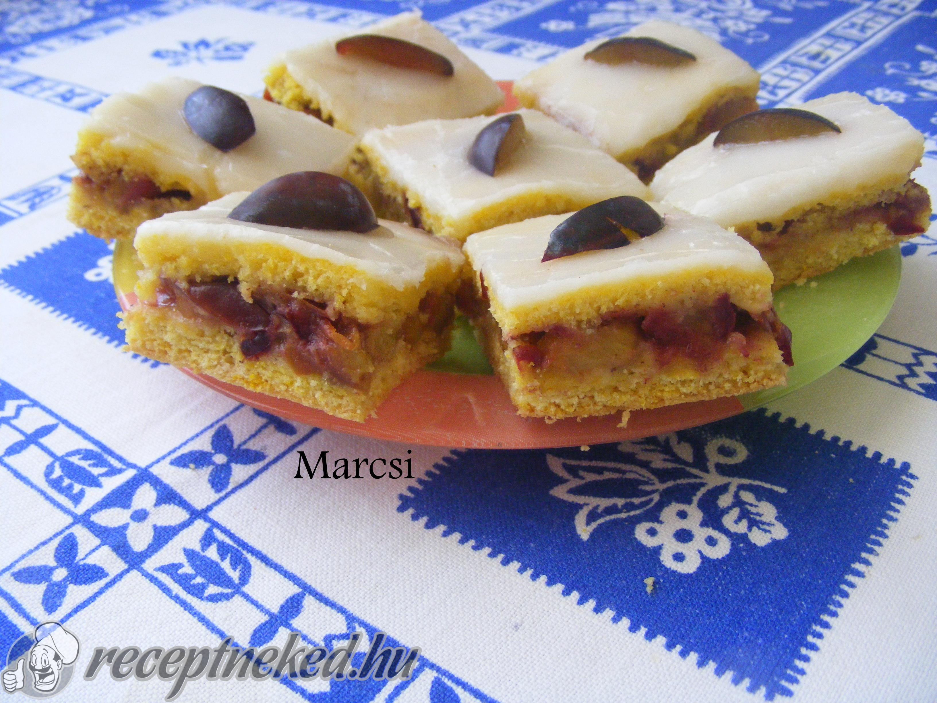 Szilvás linzer szelet kép