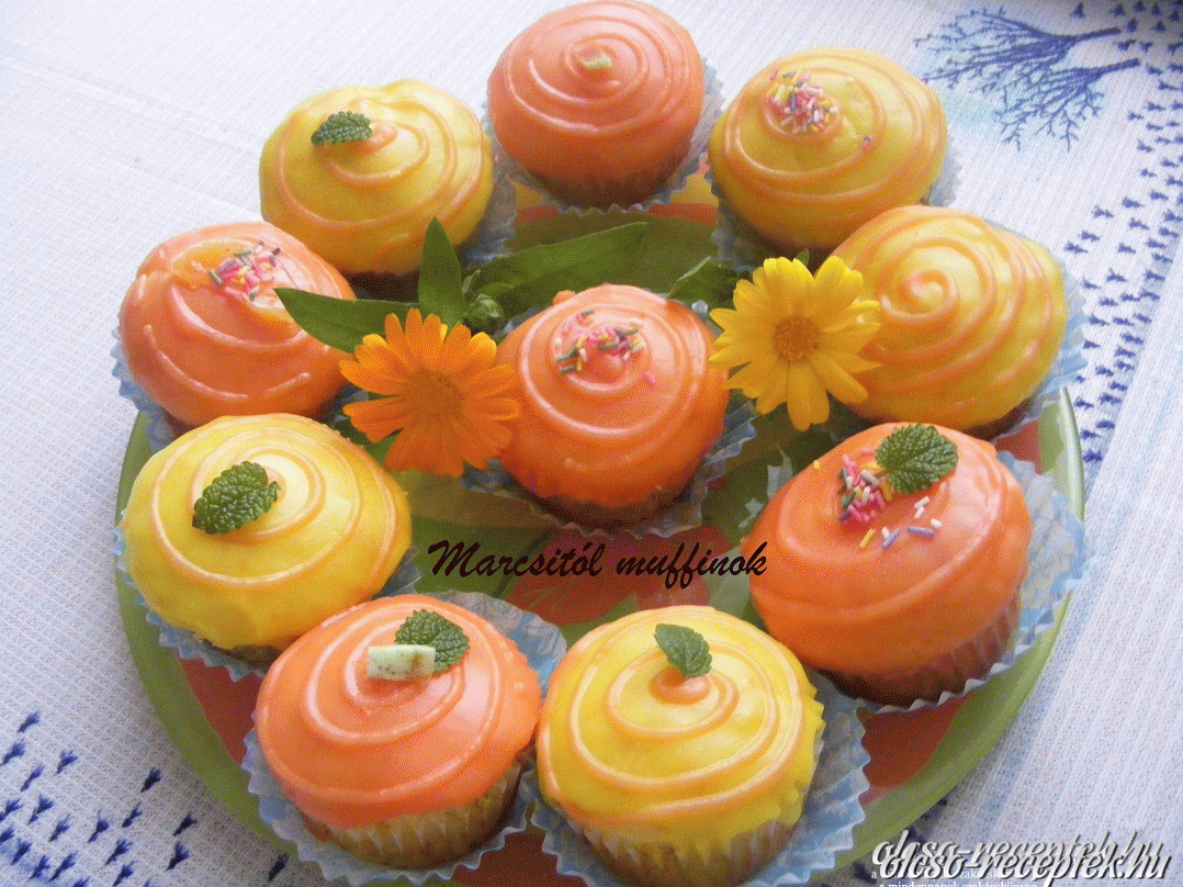 Vanília pudingos muffin