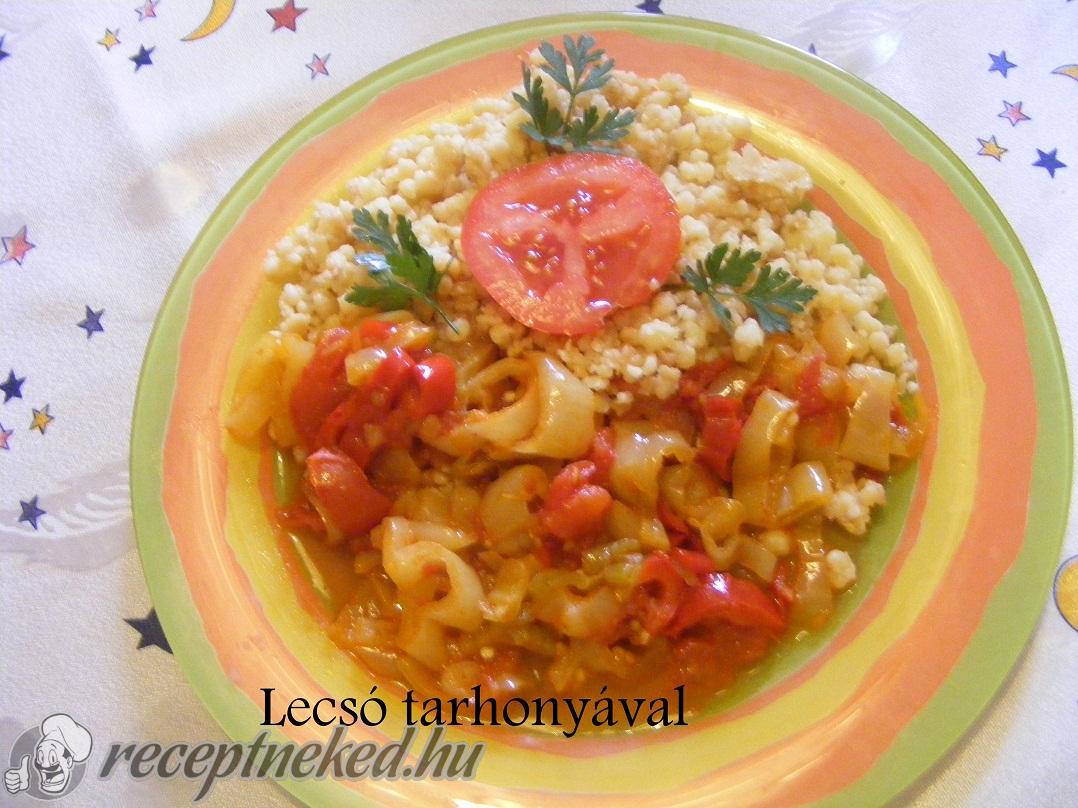 Lecsós tarhonya