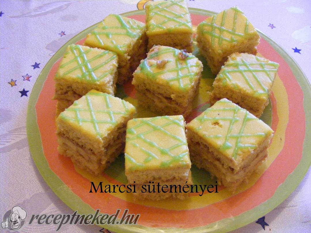 Citromos diós kocka