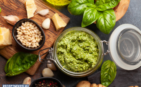 Zöld pesto recept fotóval Zöld pesto