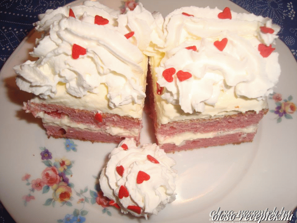 Eper joghurtos vaníliás habos