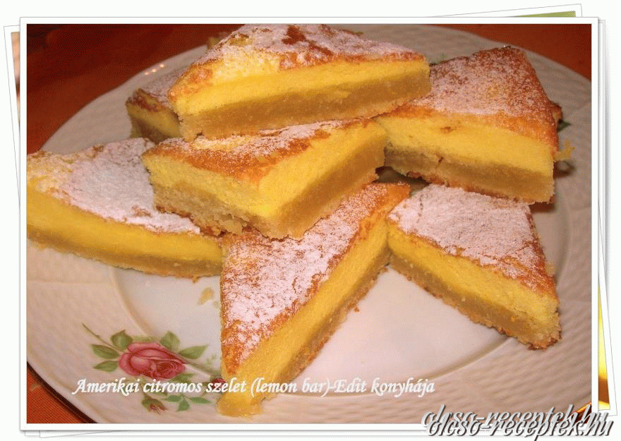 Amerikai citromos szelet