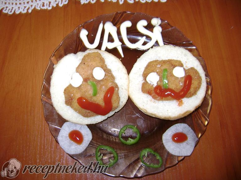 Rántott húsos szendvics kép