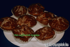 Diós muffin kép
