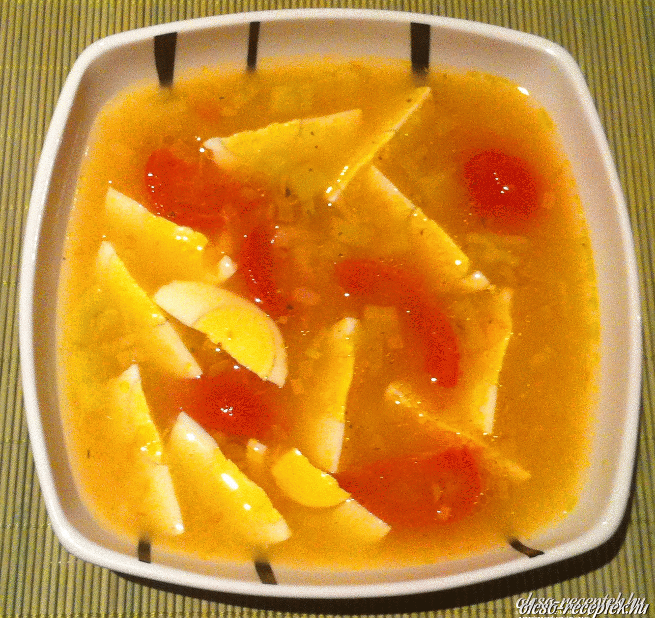 Nyári tojásleves kép