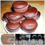 Keksszel töltött muffin