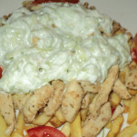 Csirkemellből Gyros