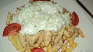 Csirkemellből Gyros