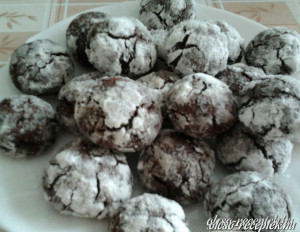 Kókuszos-étcsokoládés töltött keksz