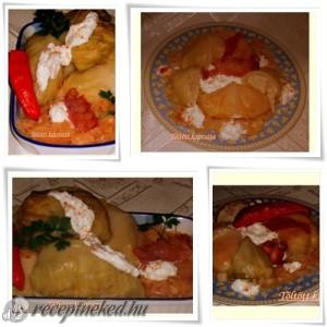 Paradicsomos töltött káposzta