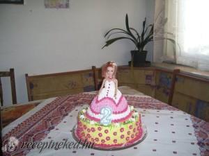 Joghurtos-tejszínes barack torta