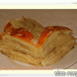 Burgonyás palacsinta torta