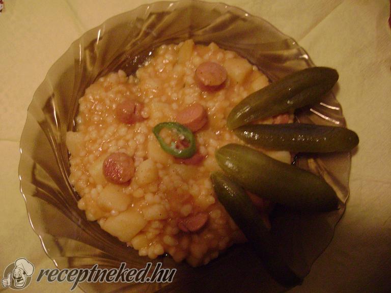 Virslis paprikás burgonya