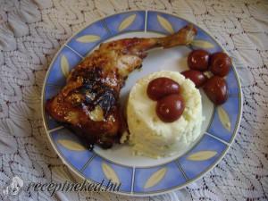 Mézes mustáros csirkecomb kép