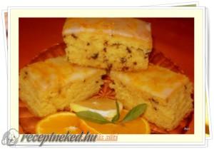 Narancsos tortadarás szelet