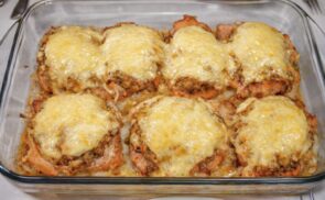 Sajtos-gombás karaj