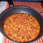 Mexikói csilis bab kép