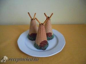 Téli fagyis indián sátor kép