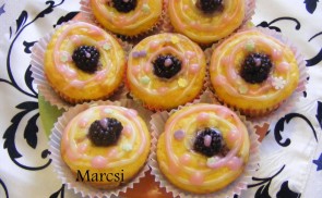 Fekete szedres muffin