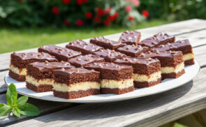 Csokis-túrós sütemény