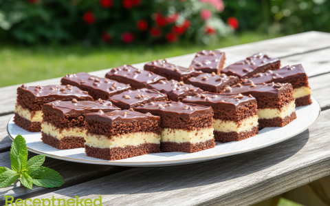 Csokis-túrós sütemény