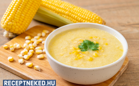Kukorica krémleves recept fotóval Kukorica krémleves