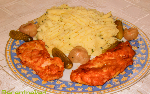 Pácolt csirkemell sült