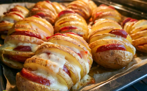 Töltött sült krumpli