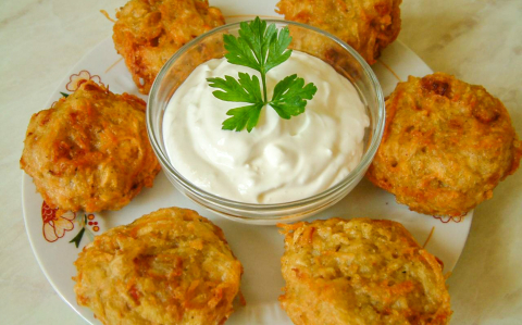 Lepcsánka fokhagymás mártogatóssal