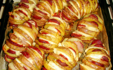 Töltött sült krumpli