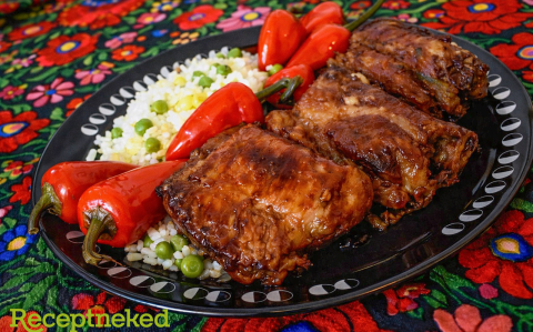 Sült oldalas rizibizivel