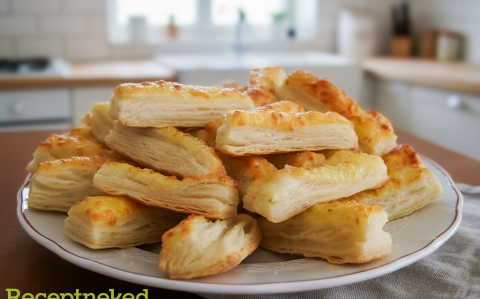 Gyors sós-sajtos rudacskák