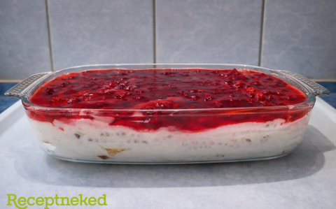 Tejfölös-meggyes süti