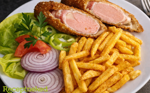 Sajttal töltött virsli