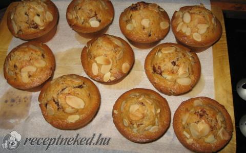 Csokis-mandulás muffin