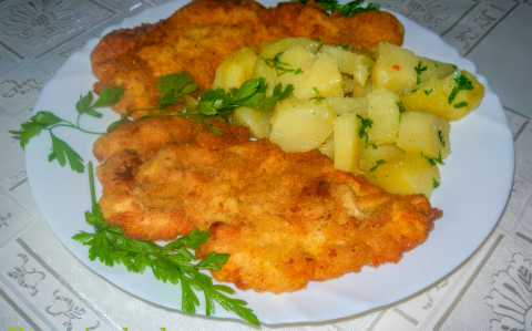 Csirkemell sajtos bundában recept fotóval Csirkemell sajtos bundában