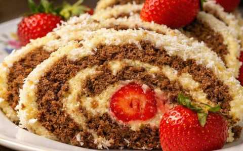 Epres kókusztekercs